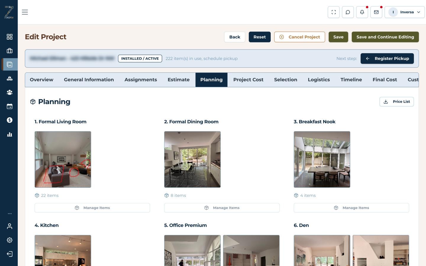 Captura do site Caza Design