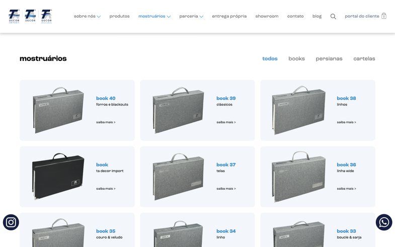 TA Decor - Website TA Decor - tela 1