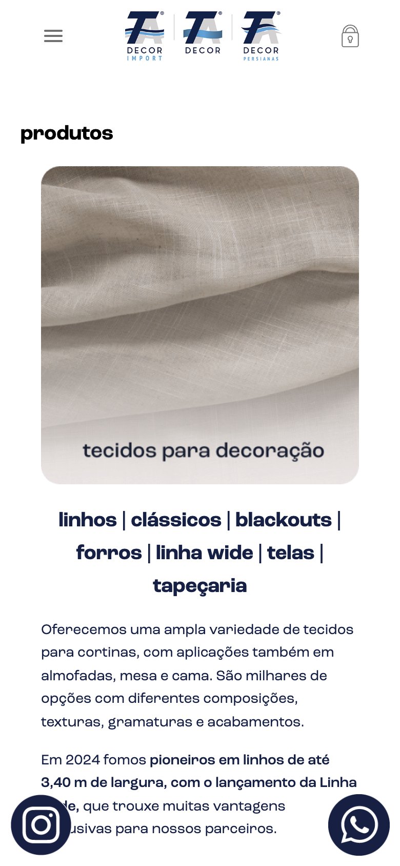 TA Decor - Mostruários - tela 2