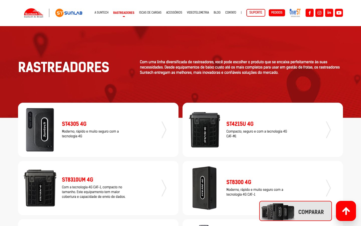 Suntech do Brasil - Site Suntech do Brasil - tela 2