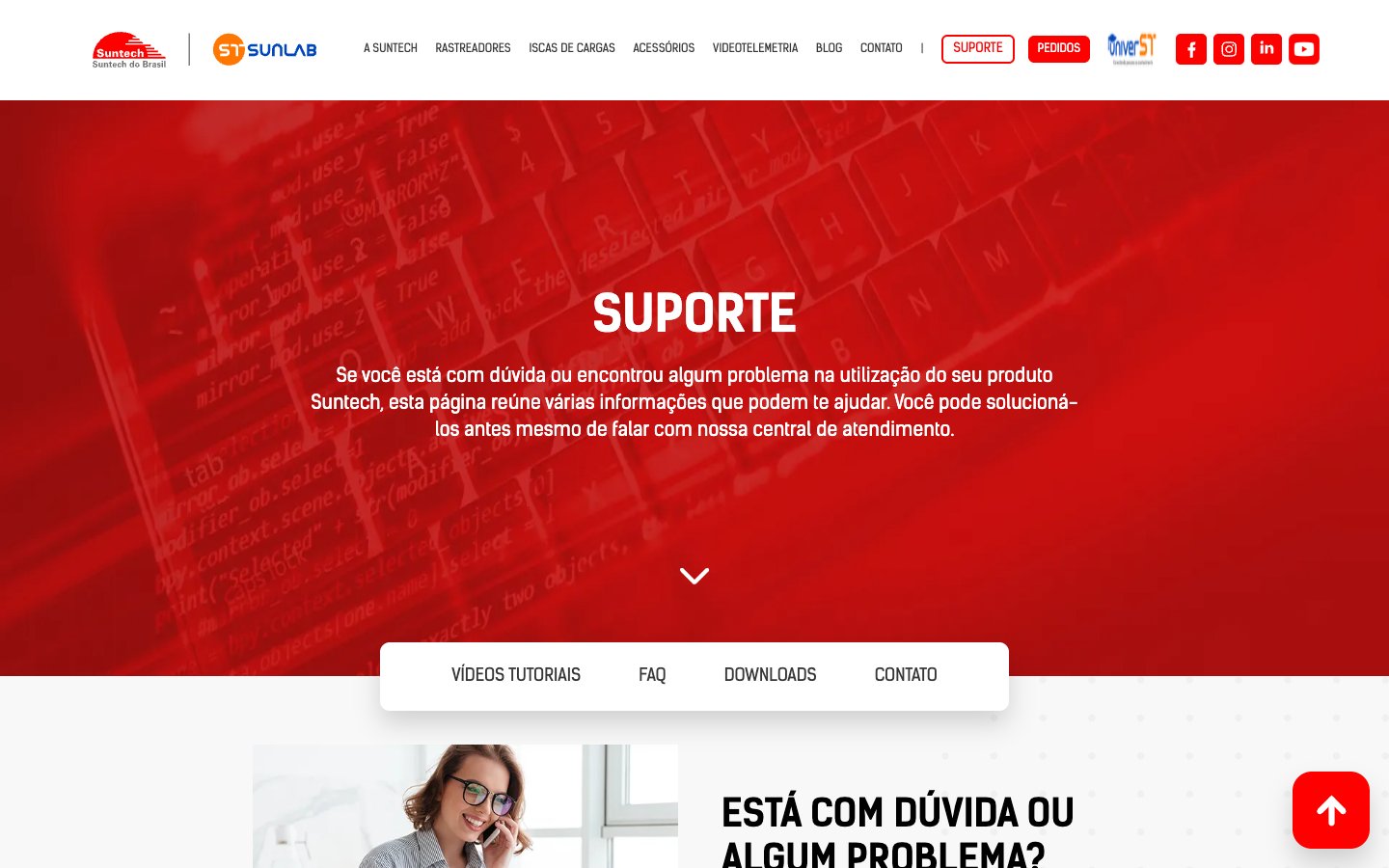 Suntech do Brasil - Site Suntech do Brasil - tela 3