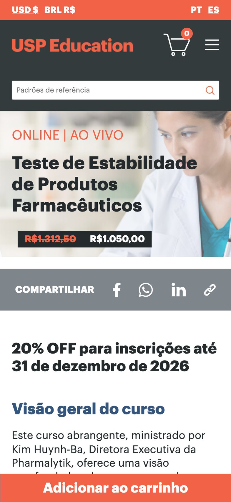 USP Education - Evolução contínua - tela 1