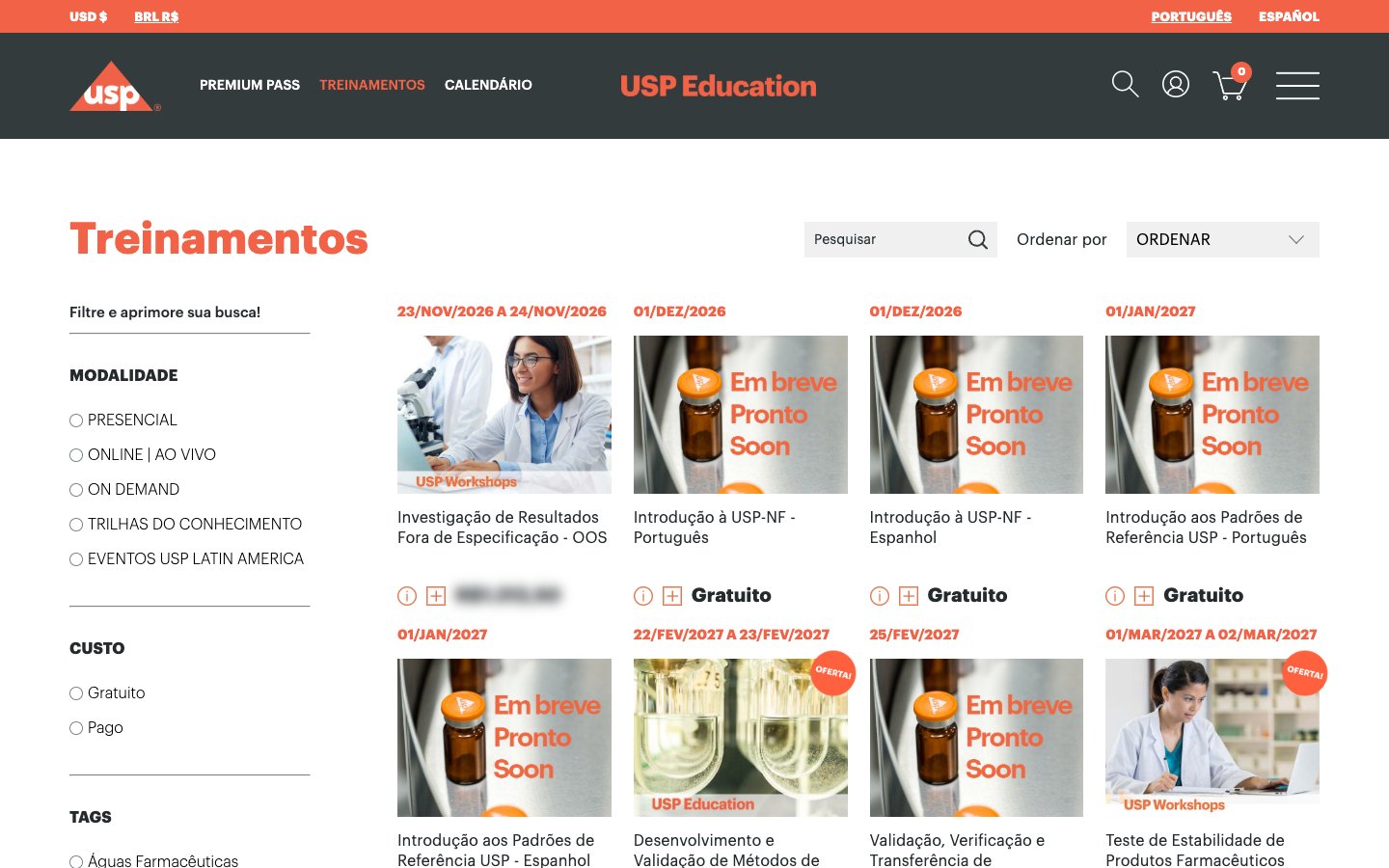 USP Education - Portal USP Education - tela 2