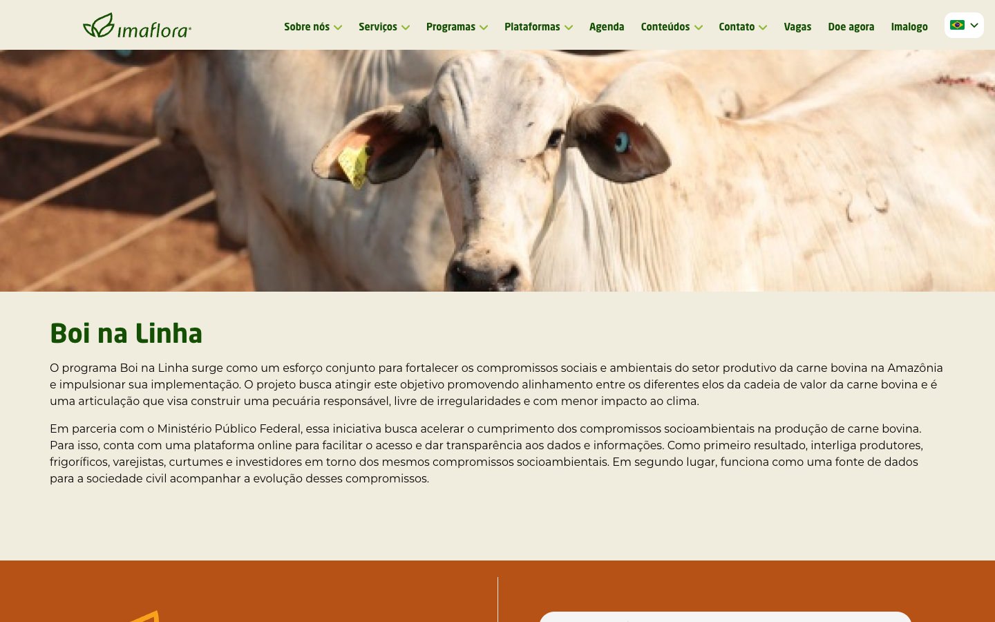 Imaflora - Website Imaflora - tela 3