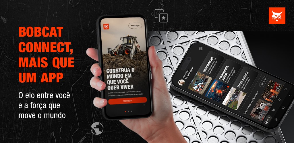 Bobcat Connect - Conteúdo gerido pela Bobcat